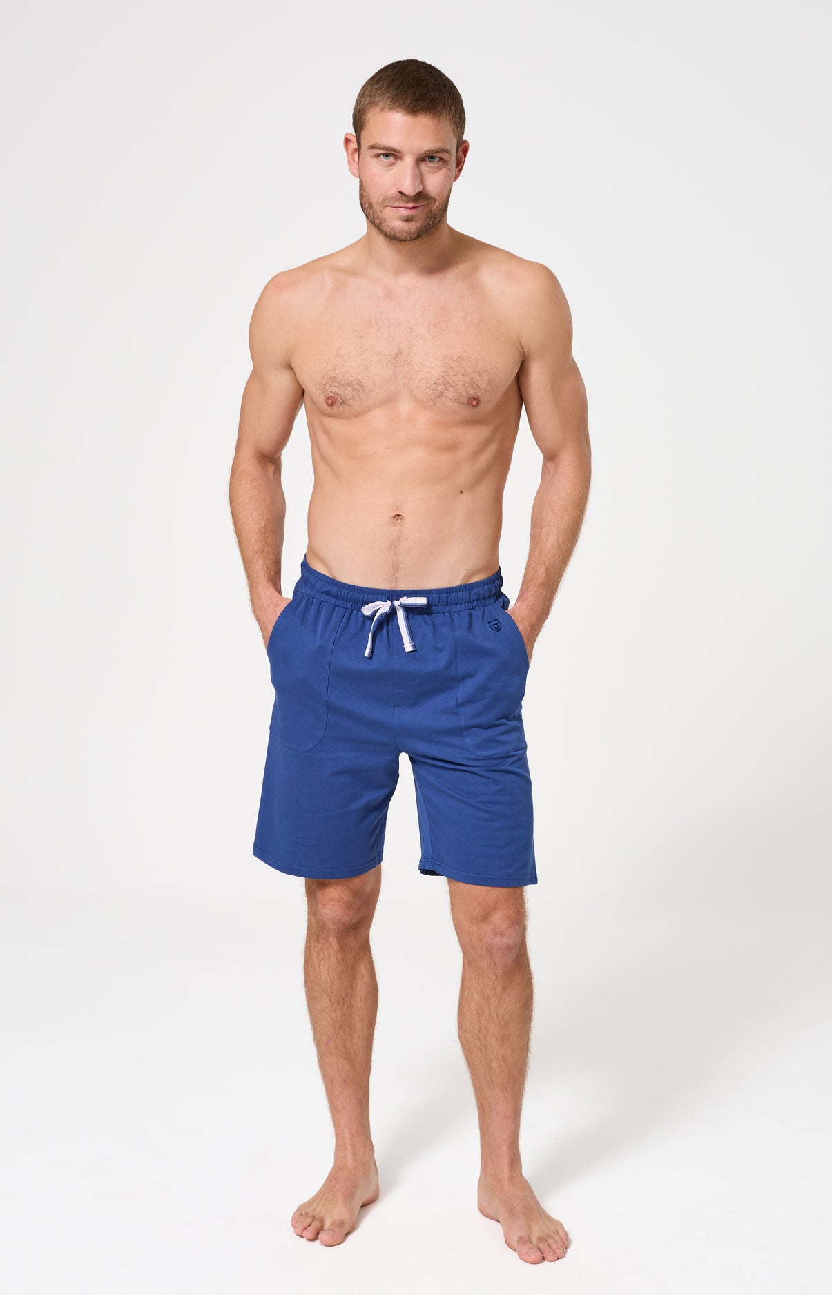 arthur-bob-short-jersey-coton-l-ger-marine-homme-bio image 4