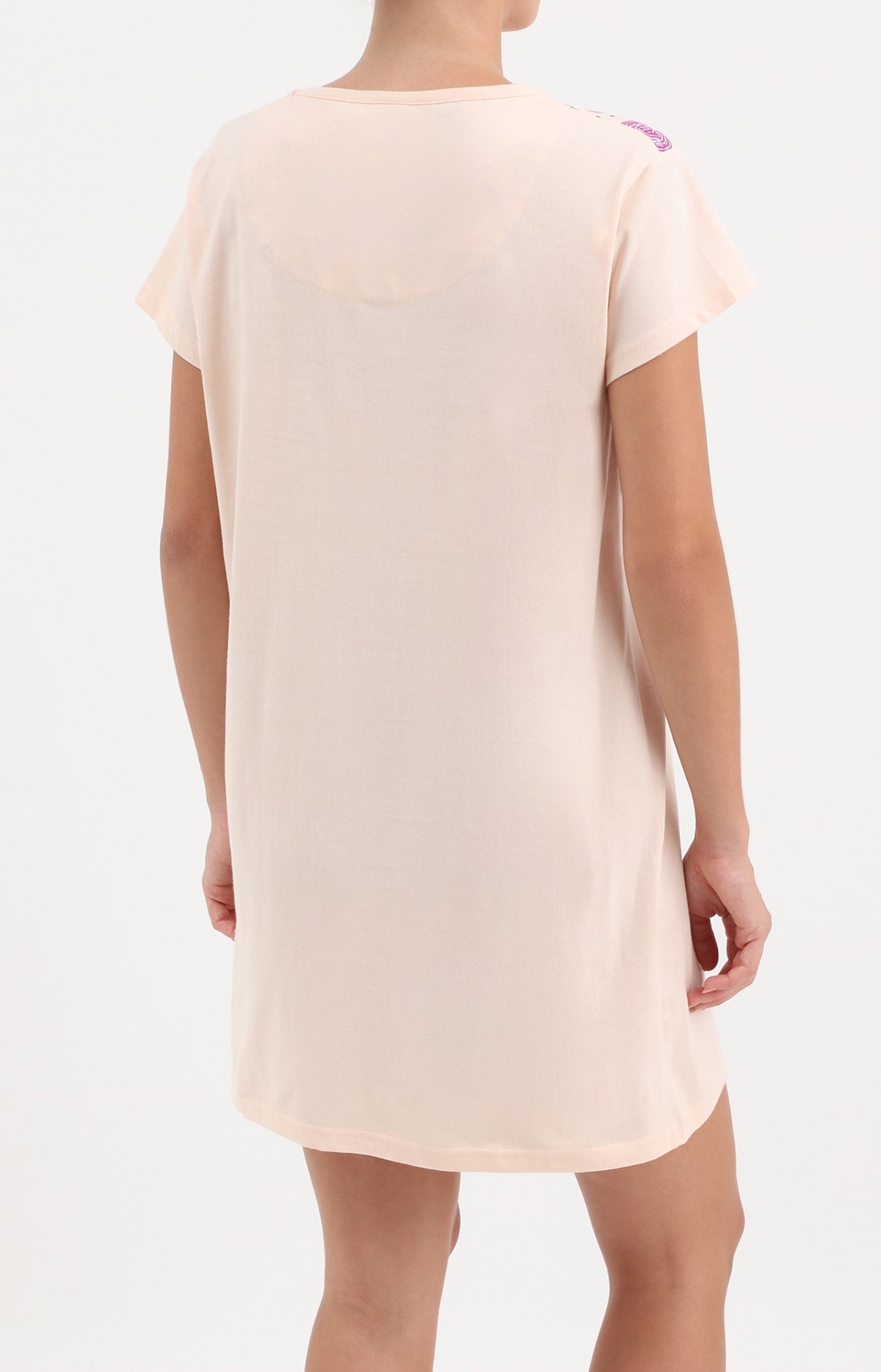 arthur-bob-bonne-mine-chemise-de-nuit-femme-rose-coton image 3