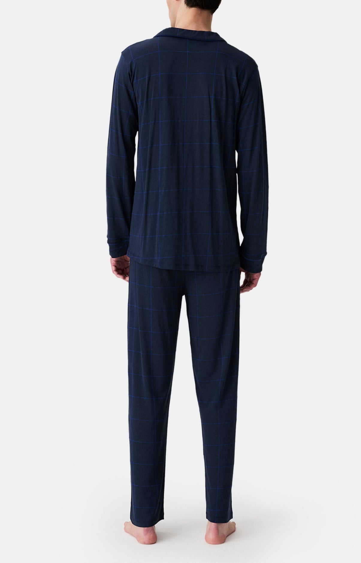 arthur-bob-windsor-pyjama-long-lyocell-marine image 5