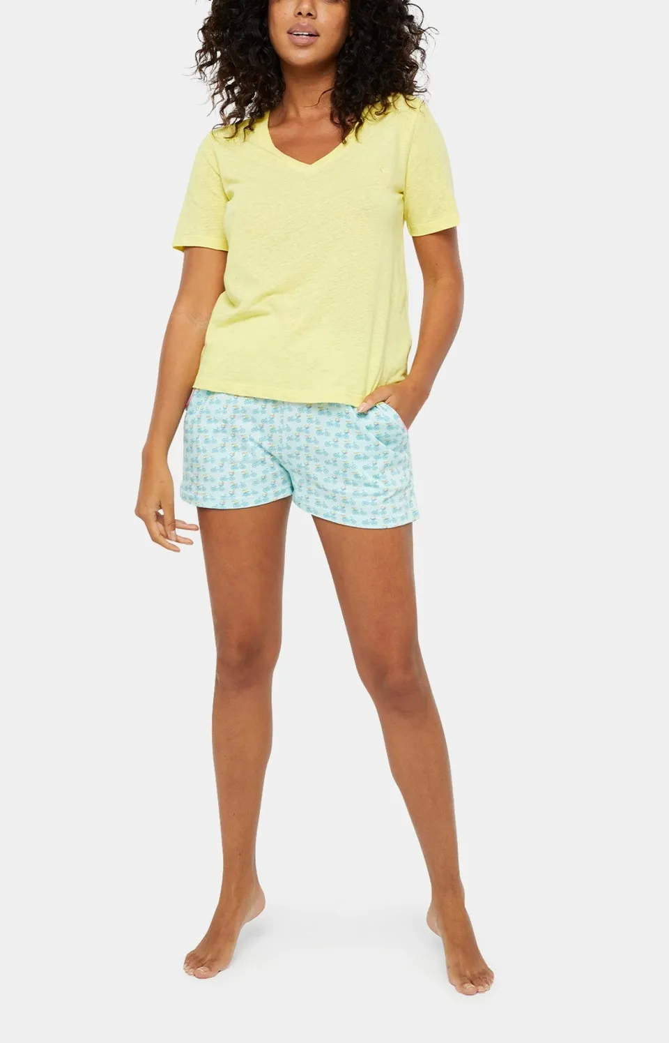 arthur-bob-tee-shirt-soleil-coton-bio-col-v image 1