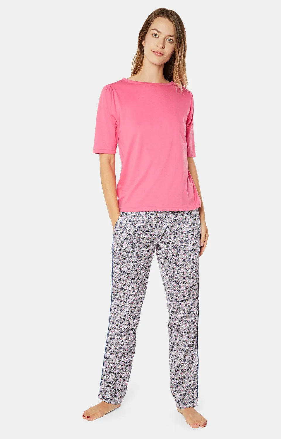 arthur-bob-candy-tee-shirt-femme-rose-coton-bio image 1