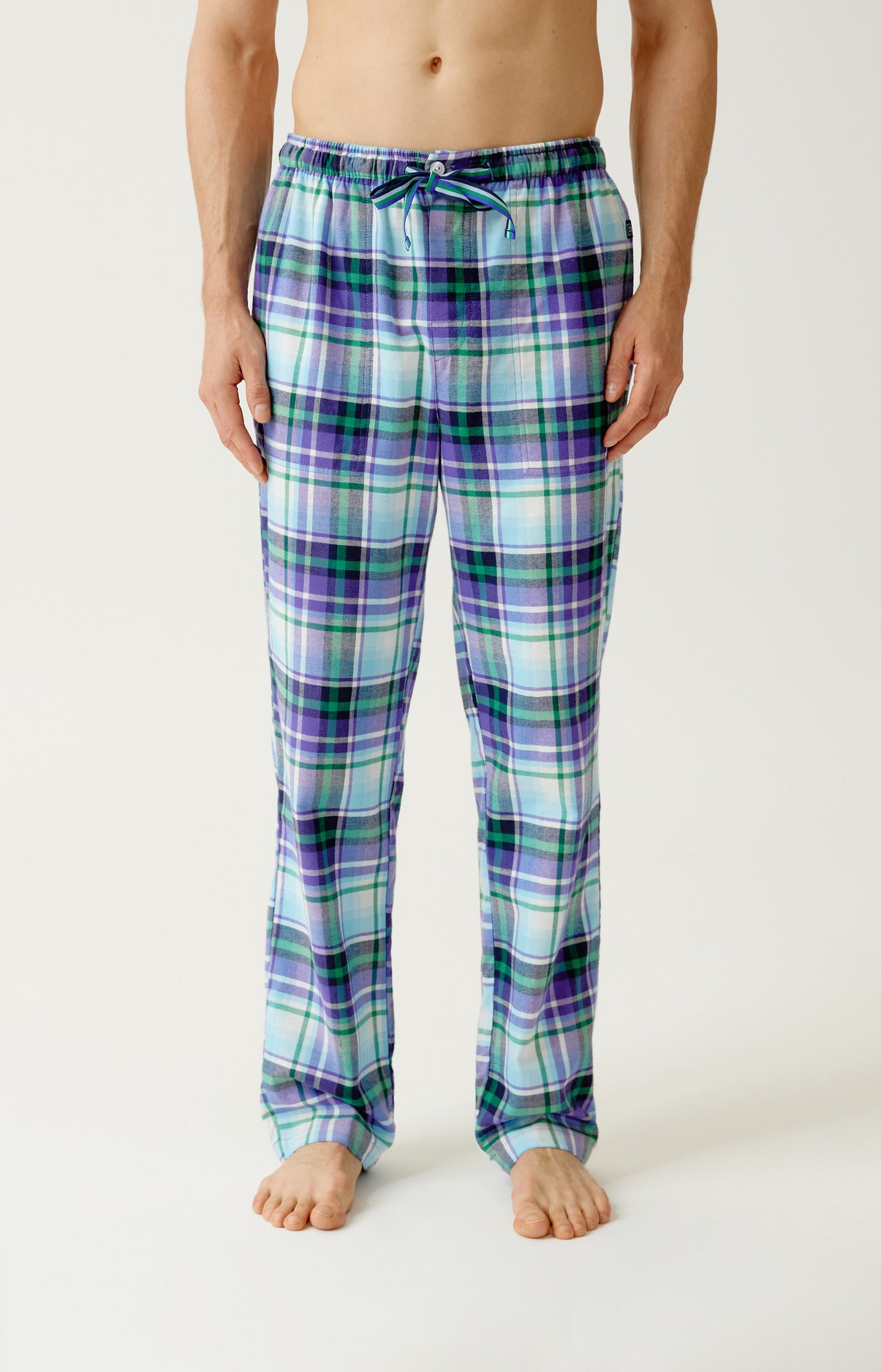 arthur-bob-adam-pantalon-pyjama-flanelle-vert image 2