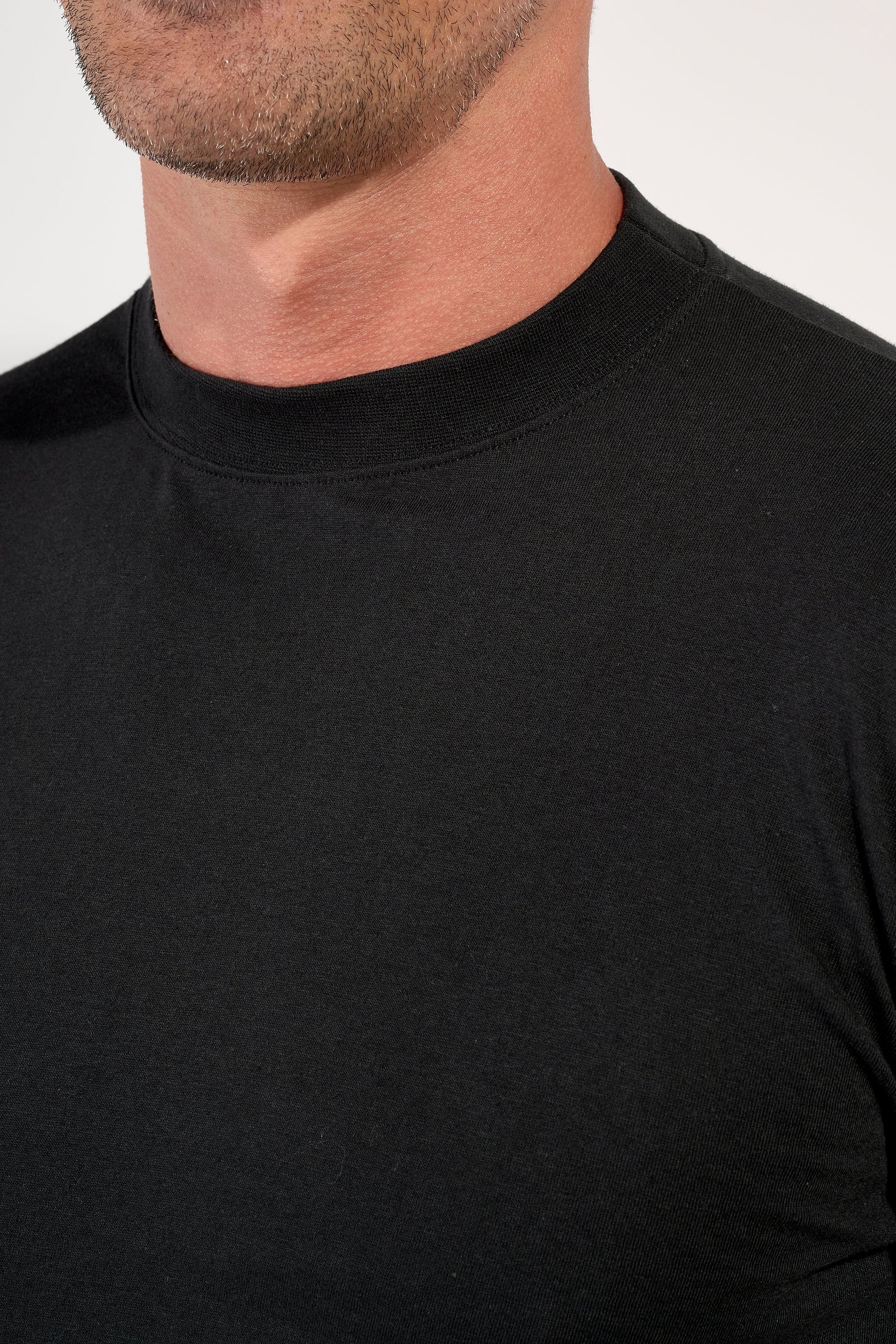 hom-supreme-cotton-harro-t-shirt-col-rond-noir image 4