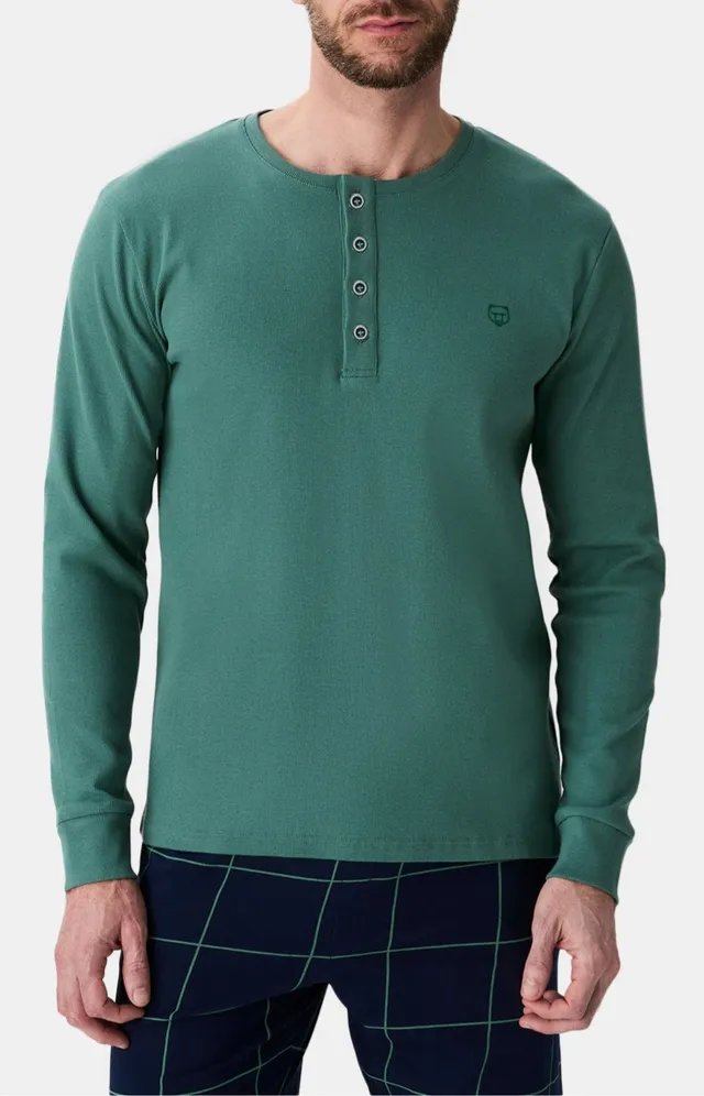arthur-bob-lichen-tee-shirt-homme-manches-longues-sauge image 1