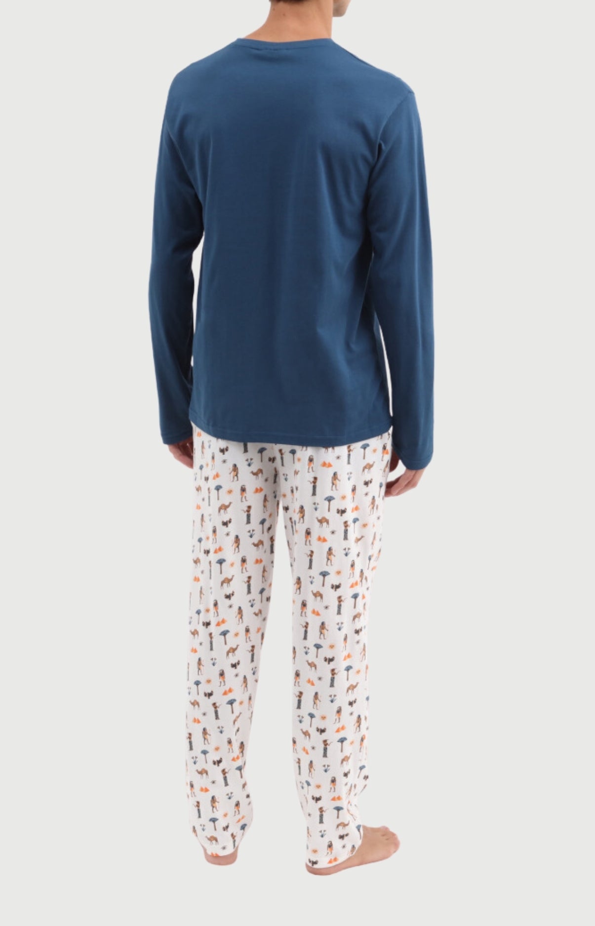 arthur-bob-toucankamon-pyjama-homme-coton-orange image 4