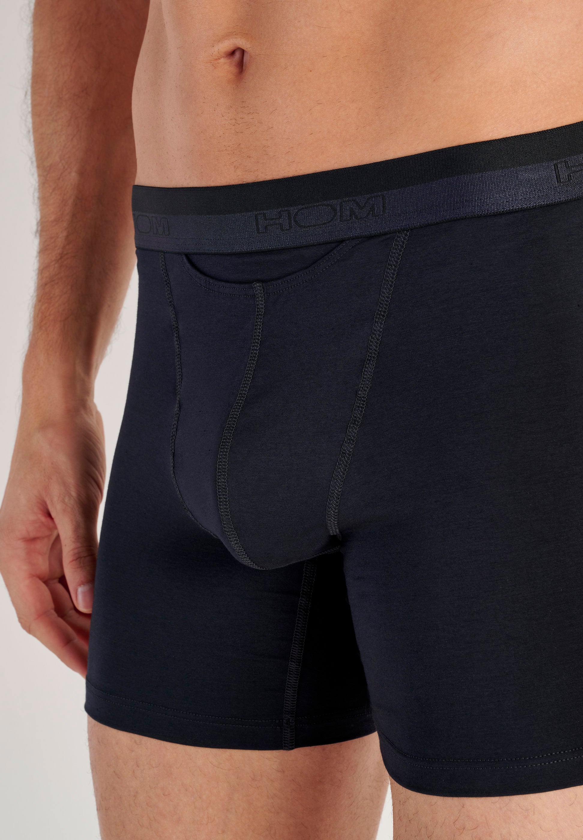 hom-ho1-long-boxer-brief-modal-navy-ouverture-horizontale image 5
