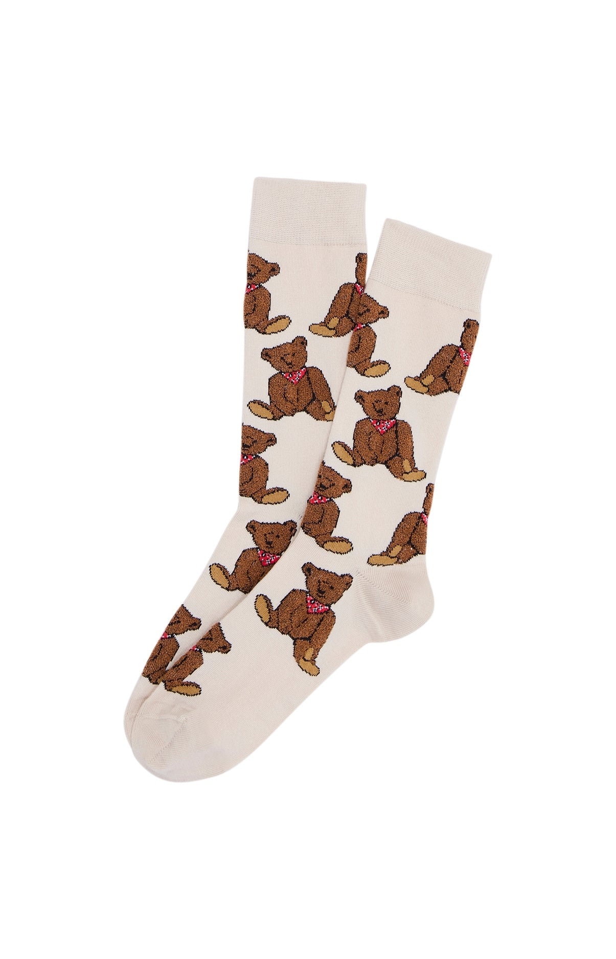 arthur-bob-old-teddy-chaussettes-femme-perle-coton image 1