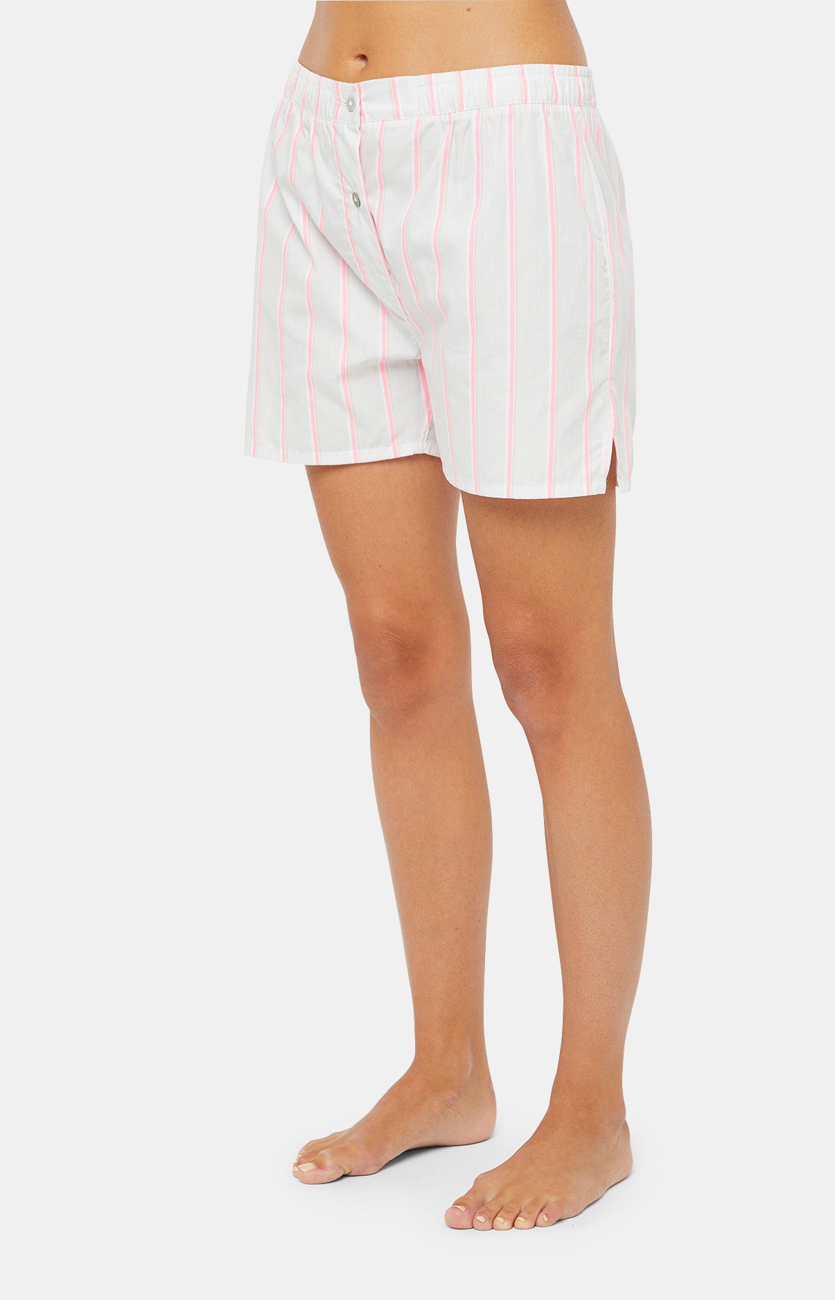 arthur-bob-short-rayure-camille-bas-pyjama-sable-coton-bio image 4