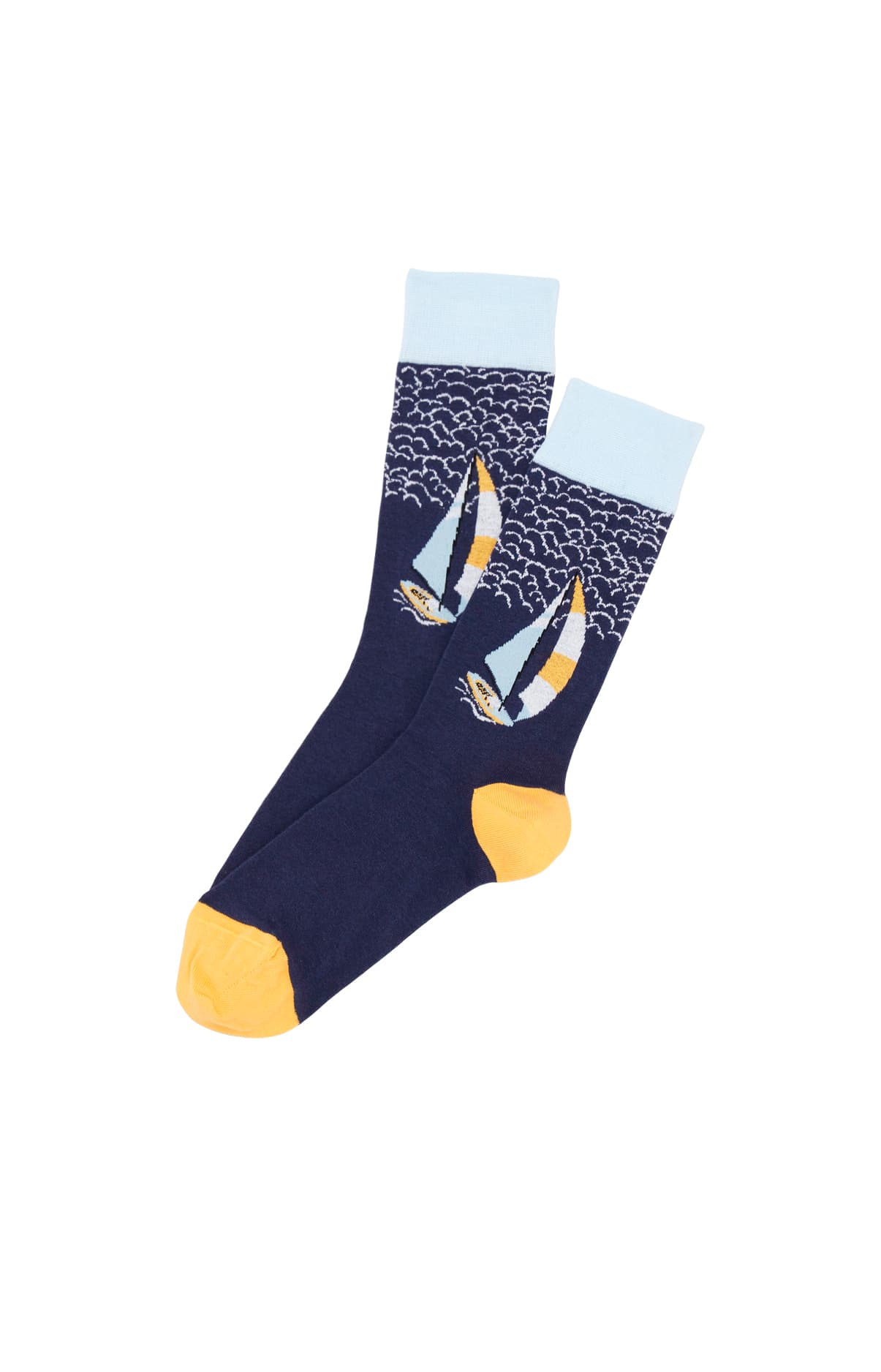 arthur-bob-chaussettes-coton-homme-marine-capitaine-flemme image 1