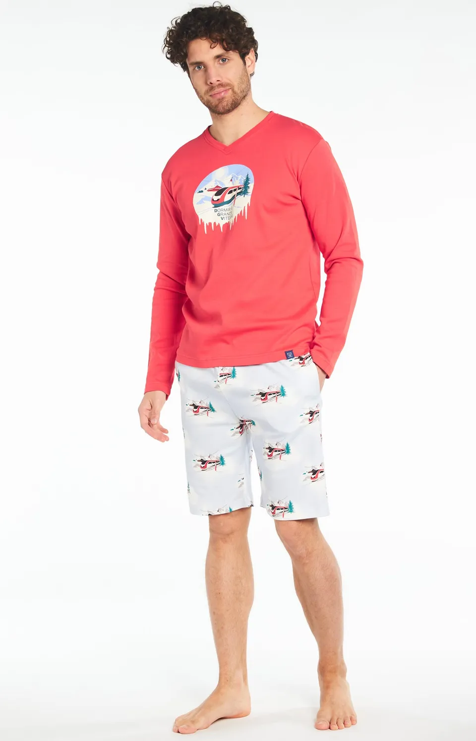 arthur-bob-dormir-grande-vitesse-pyjashort-ciel-coton-bio image 1