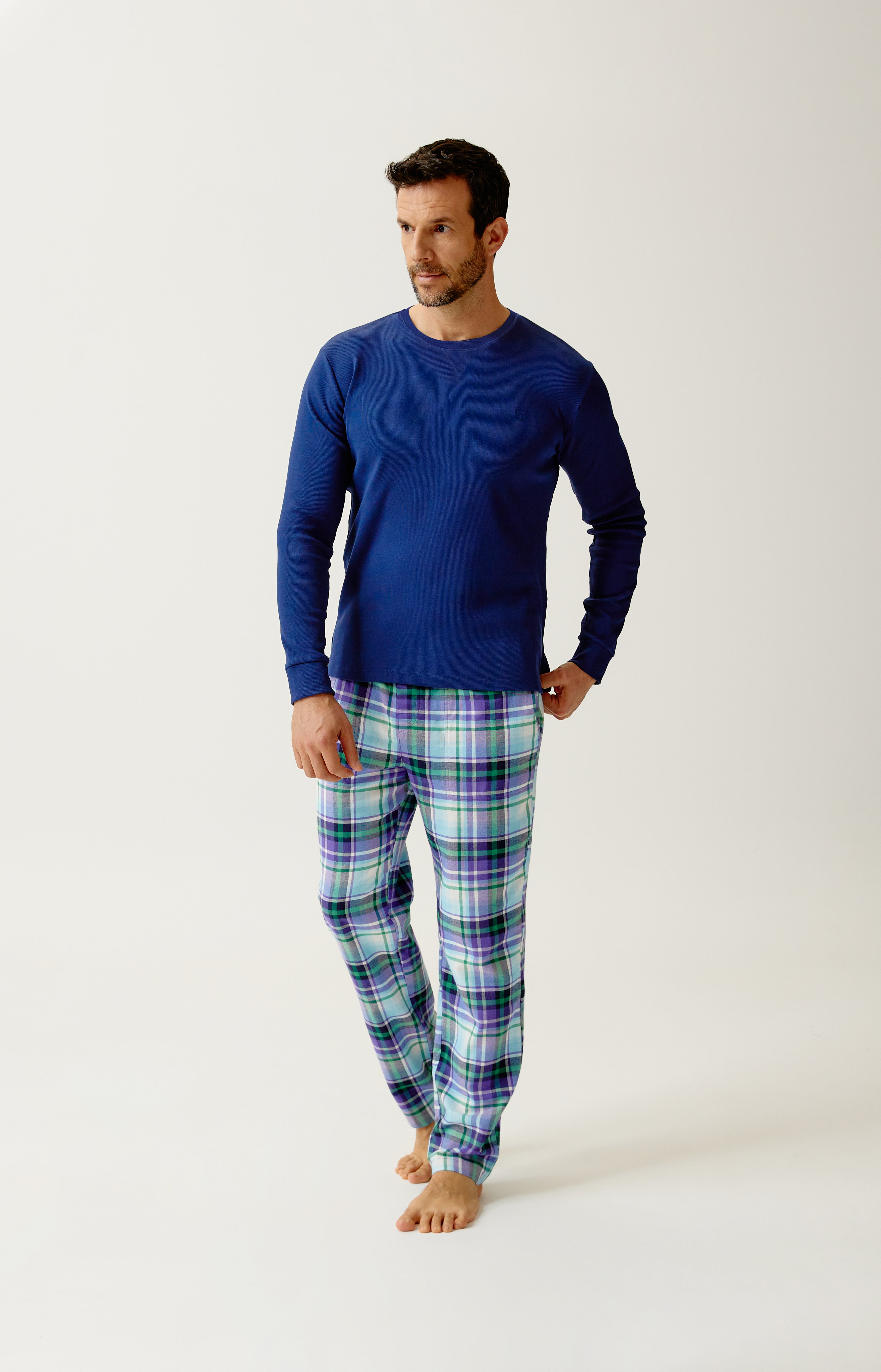 arthur-bob-minuit-tee-shirt-nuit-homme-marine-modal image 4