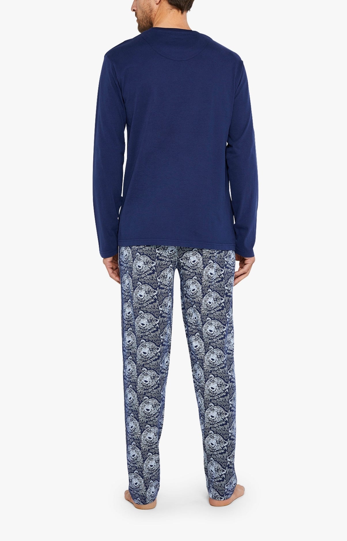 arthur-bob-ours-pyjama-homme-marine image 4