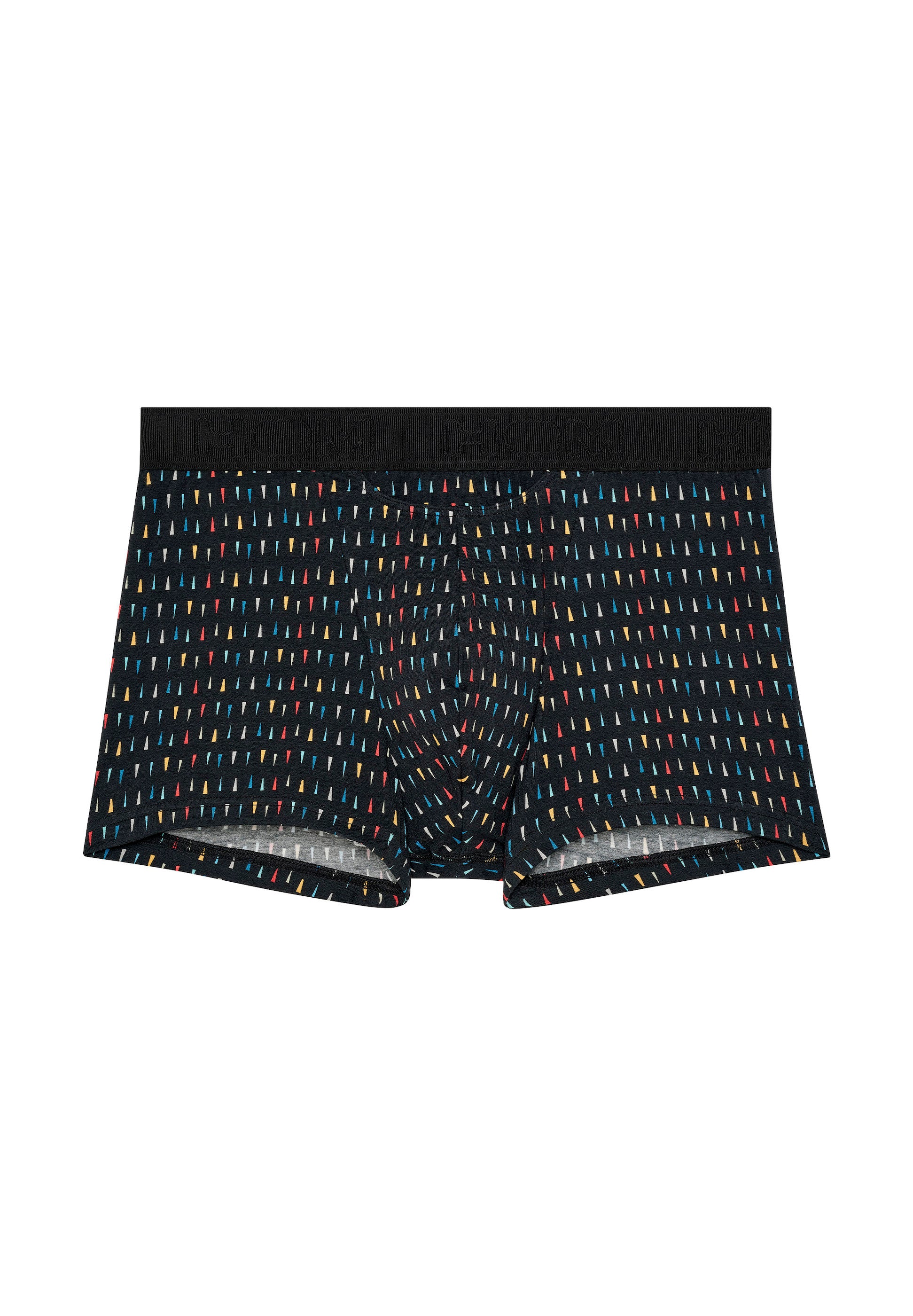 hom-ho1-rolling-boxer-homme-noir-imprim-coton-modal image 1
