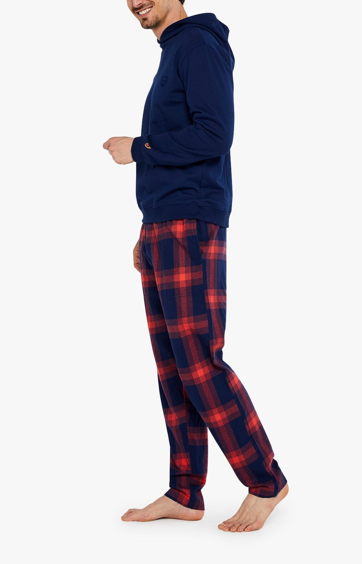arthur-on-fire-tenue-homme-coton-bio-rouge-l image 4