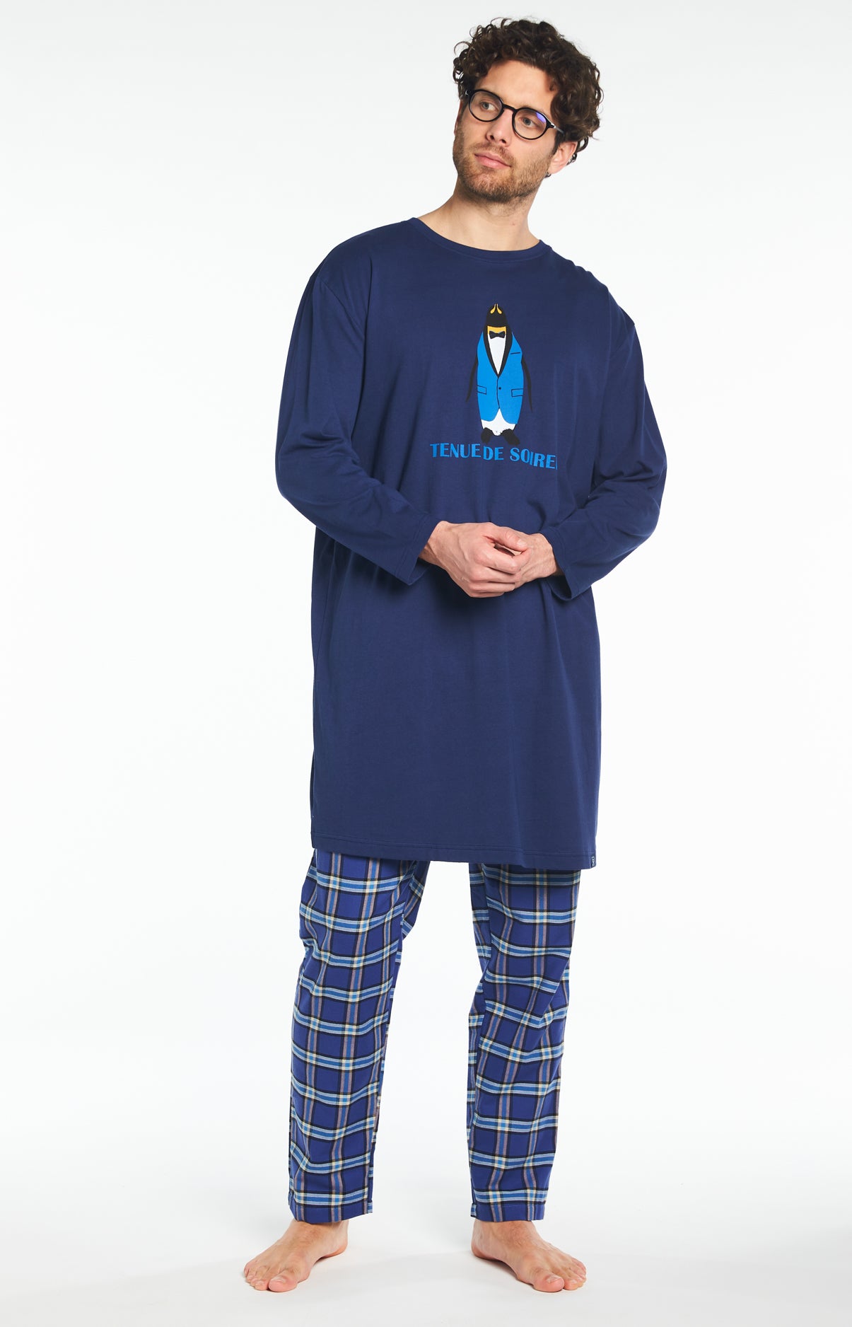 arthur-bob-tenue-de-soir-e-maxi-tee-shirt-marine-tu image 1