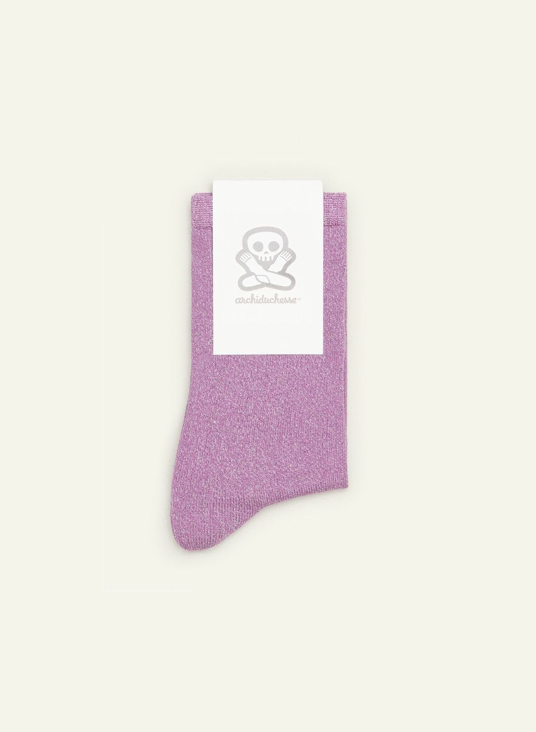 archiduchesse-paillet-e-lilas-chaussettes-36-41-coton-lurex image 3