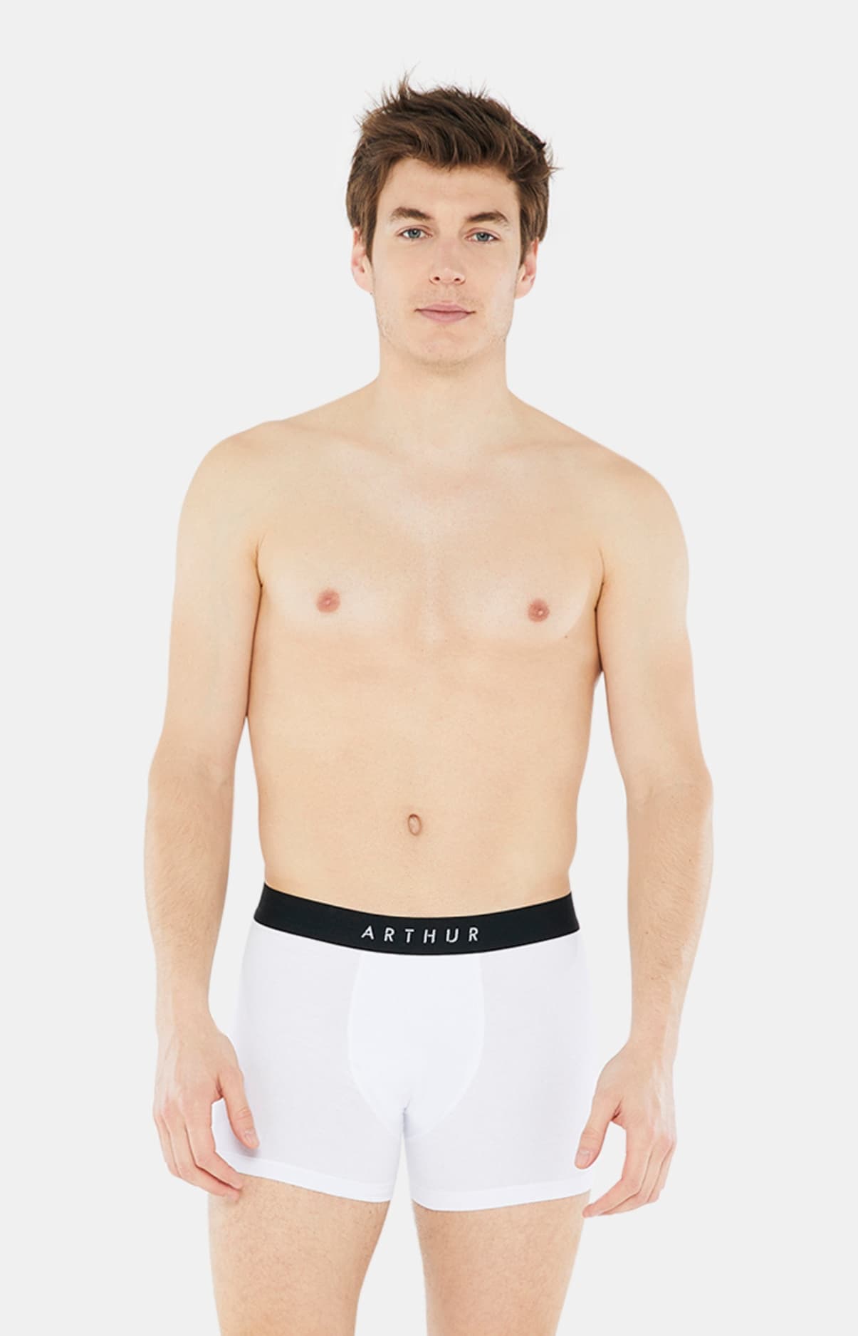 arthur-bob-tradi-boxer-coton-bio-blanc image 2