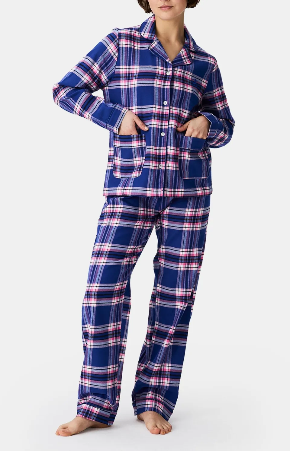 arthur-bob-romy-pyjama-femme-flanelle-roi-manches-longues image 1