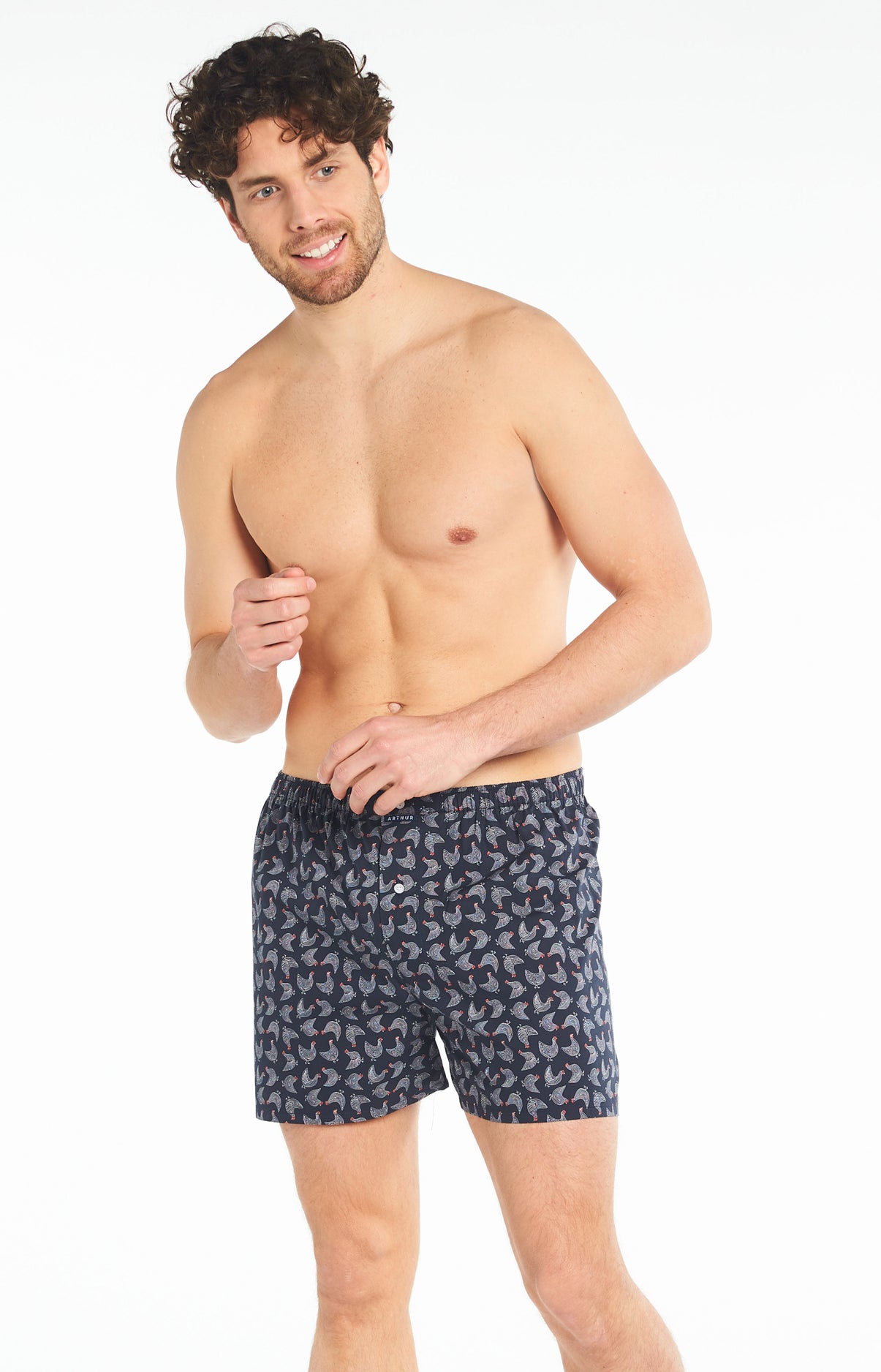 arthur-le-club-coq-noir-cale-on-noir-coton-bio image 4