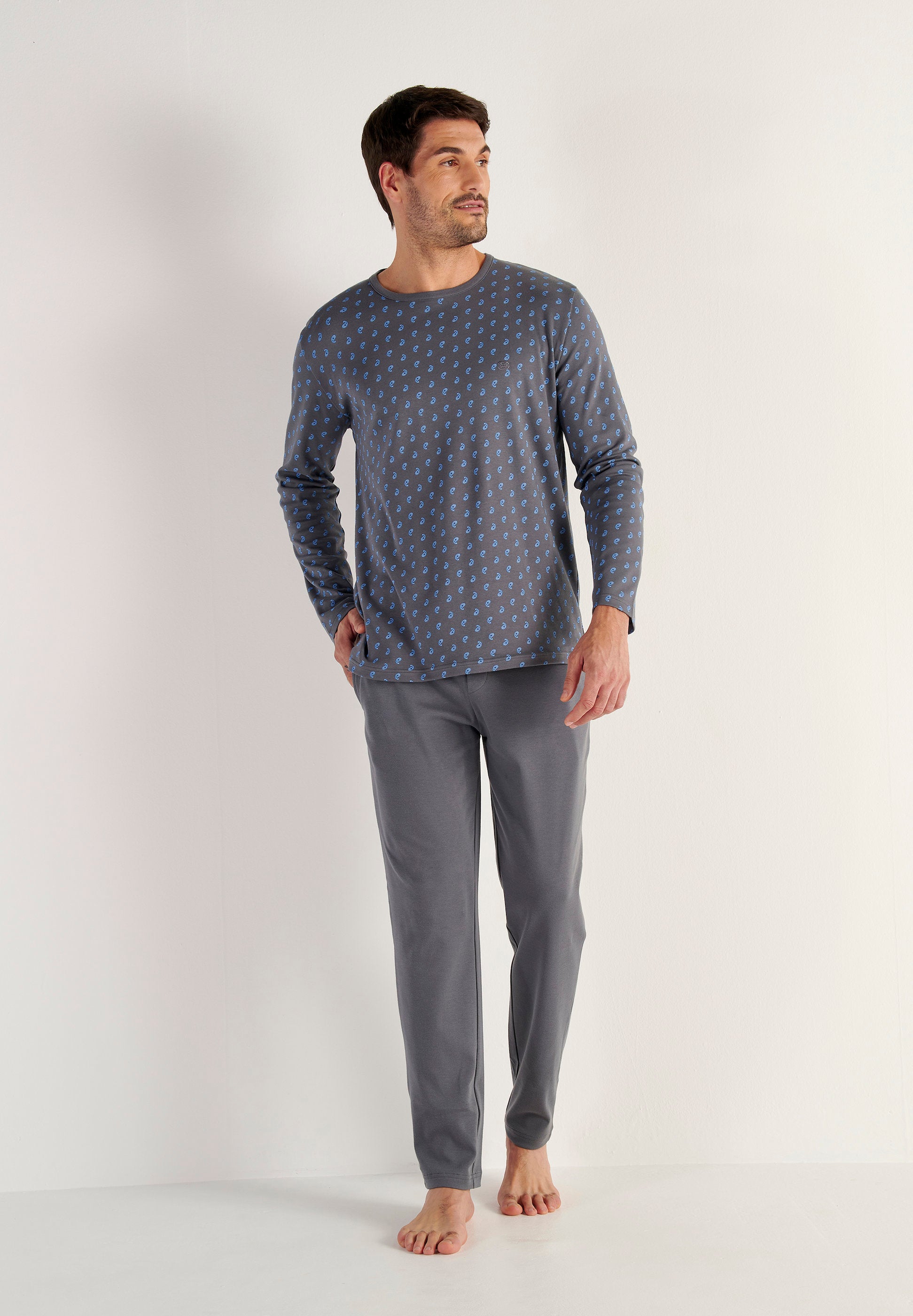 hom-modal-comfort-paisley-403219-pyjama-long-gris-imprim image 4