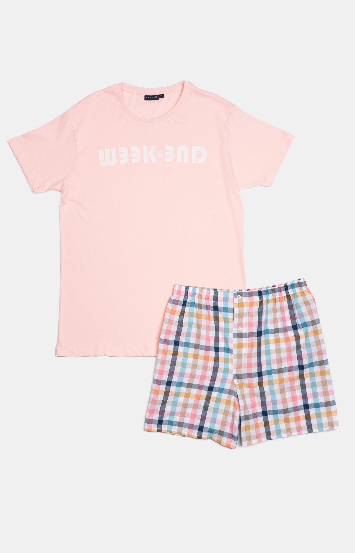 arthur-bob-pyjam-ricain-criston-pyjama-homme-l-rose image 3