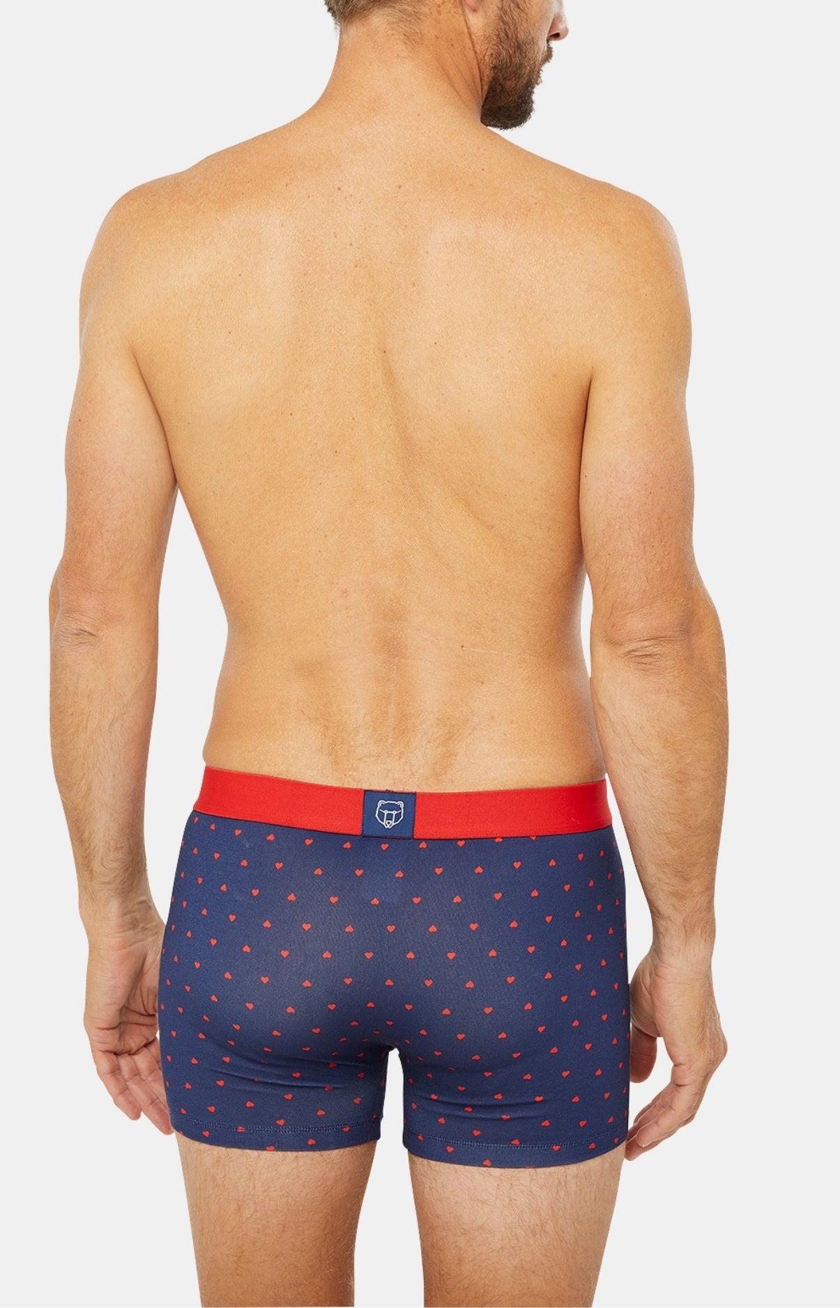 arthur-bob-boxer-homme-marine-joli-coeur-coton-bio image 5