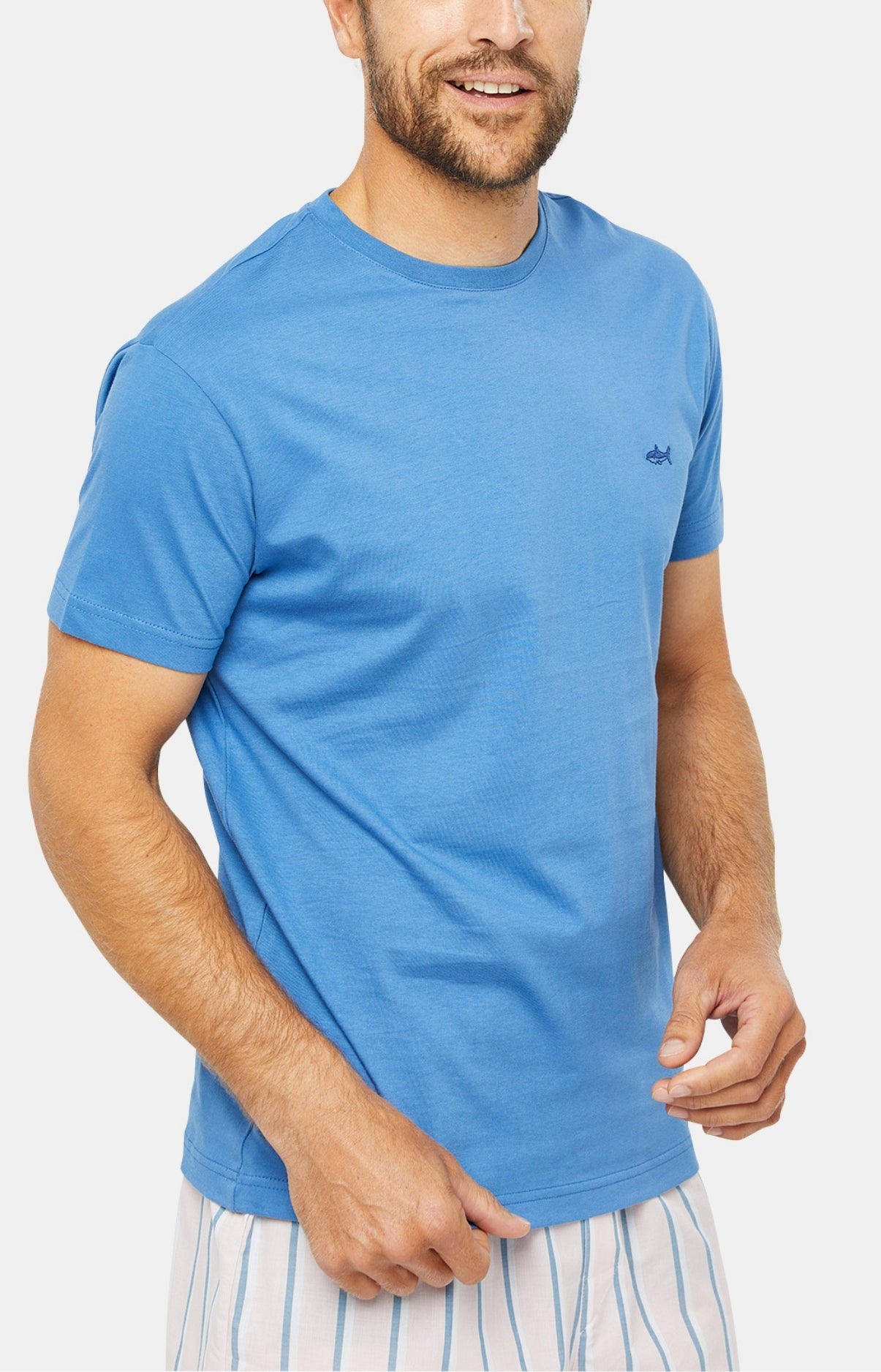 arthur-bob-requin-pyjam-ricain-coton-bio-rose-l image 4