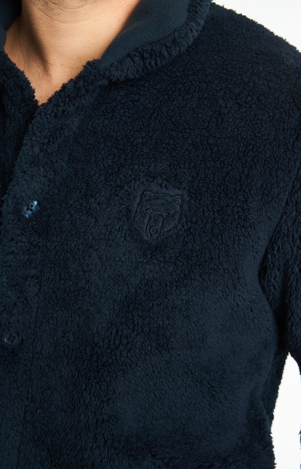 arthur-bob-ours-veste-polaire-homme-nuit-double-face image 3