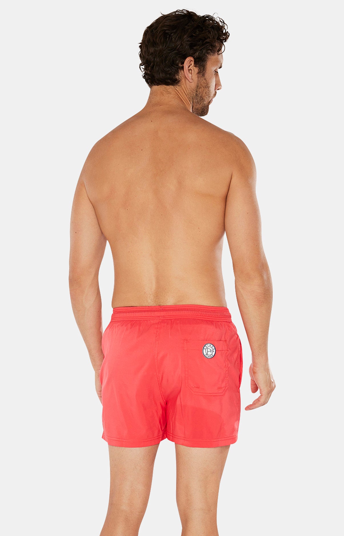 arthur-bob-short-de-bain-homme-rouge-polyester-recycl image 5