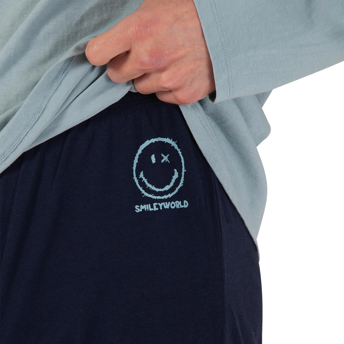 athena-graphic-pyjama-long-homme-l-smileyworld-coton image 5