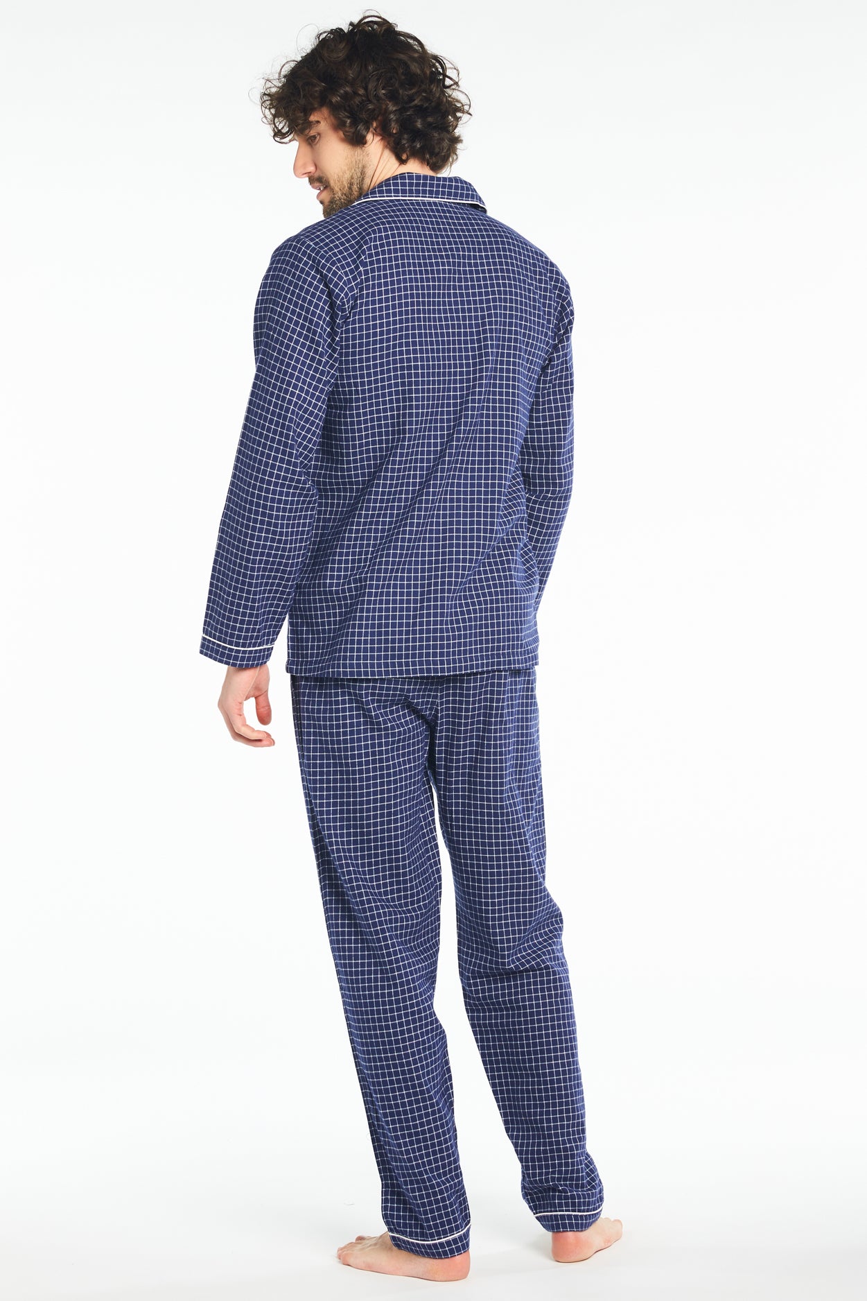 arthur-bob-pyjama-pilou-classique-homme-marine image 7
