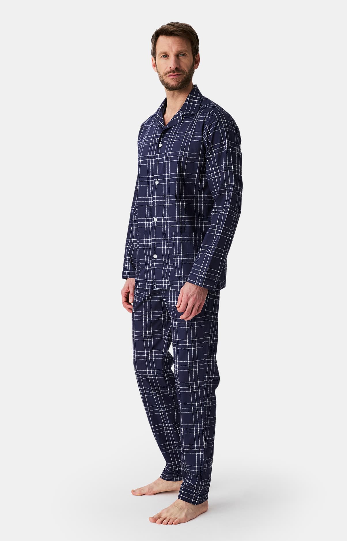 arthur-bob-pyjama-lewis-marine-popeline-coton image 5