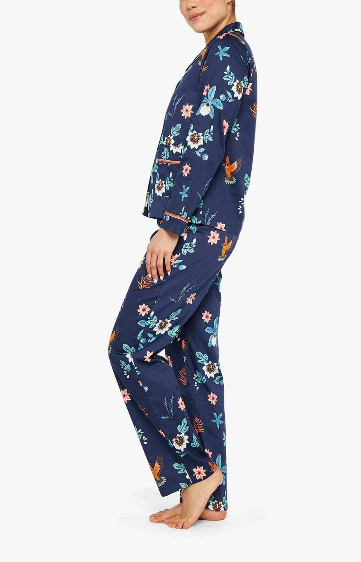 arthur-bob-fidji-pyjama-femme-multicolore-satin-de-coton image 2