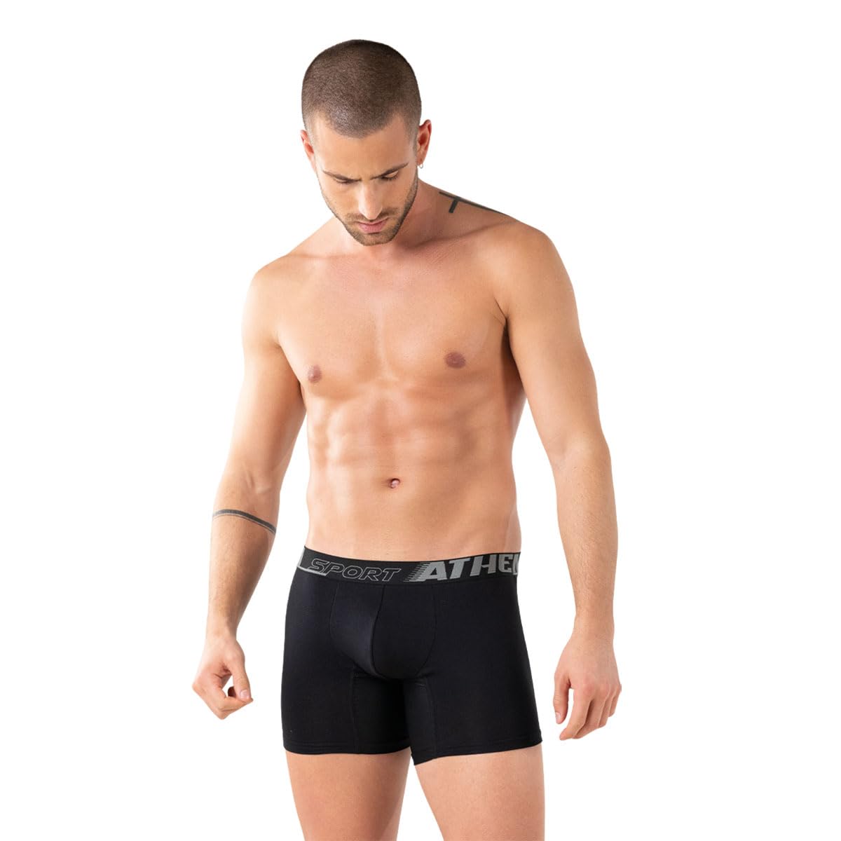 athena-air-fit-lot-3-boxers-longs-homme-sport-coton image 5