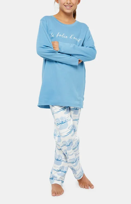 arthur-bob-ours-pyjama-enfant-coton-ivoire-8a image 1