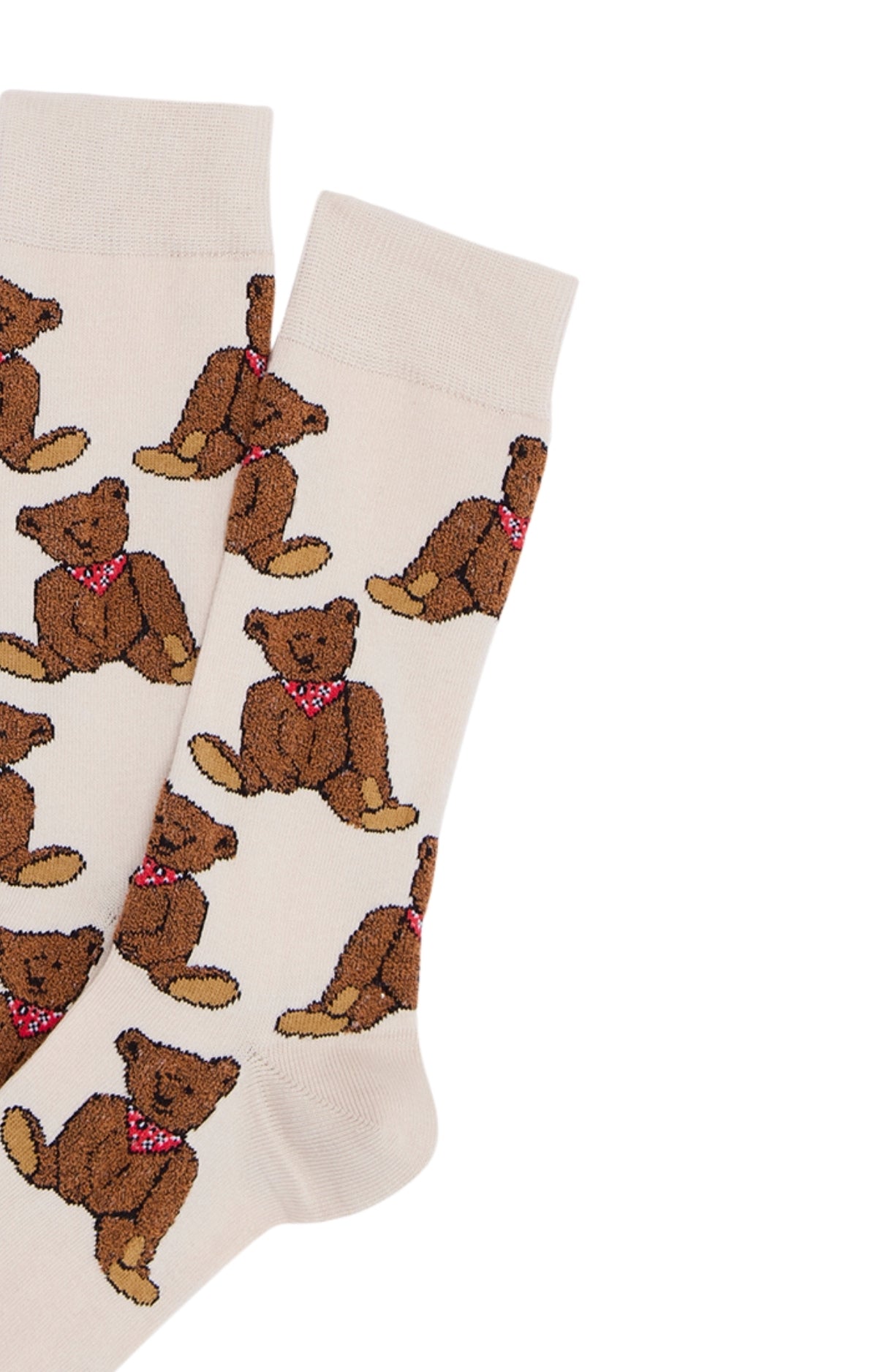 arthur-bob-old-teddy-chaussettes-femme-perle-coton image 2