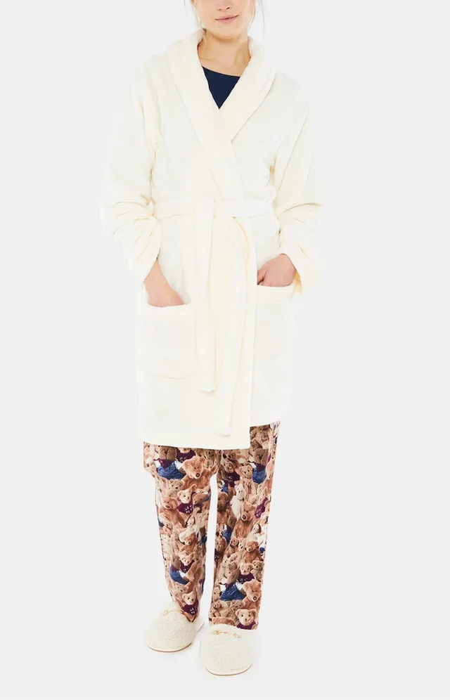 arthur-bob-robe-de-chambre-polaire-ivoire-femme image 1