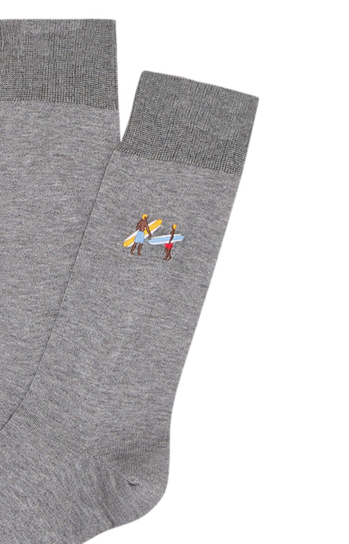 arthur-bob-surf-chaussettes-coton-gris-40-46 image 2