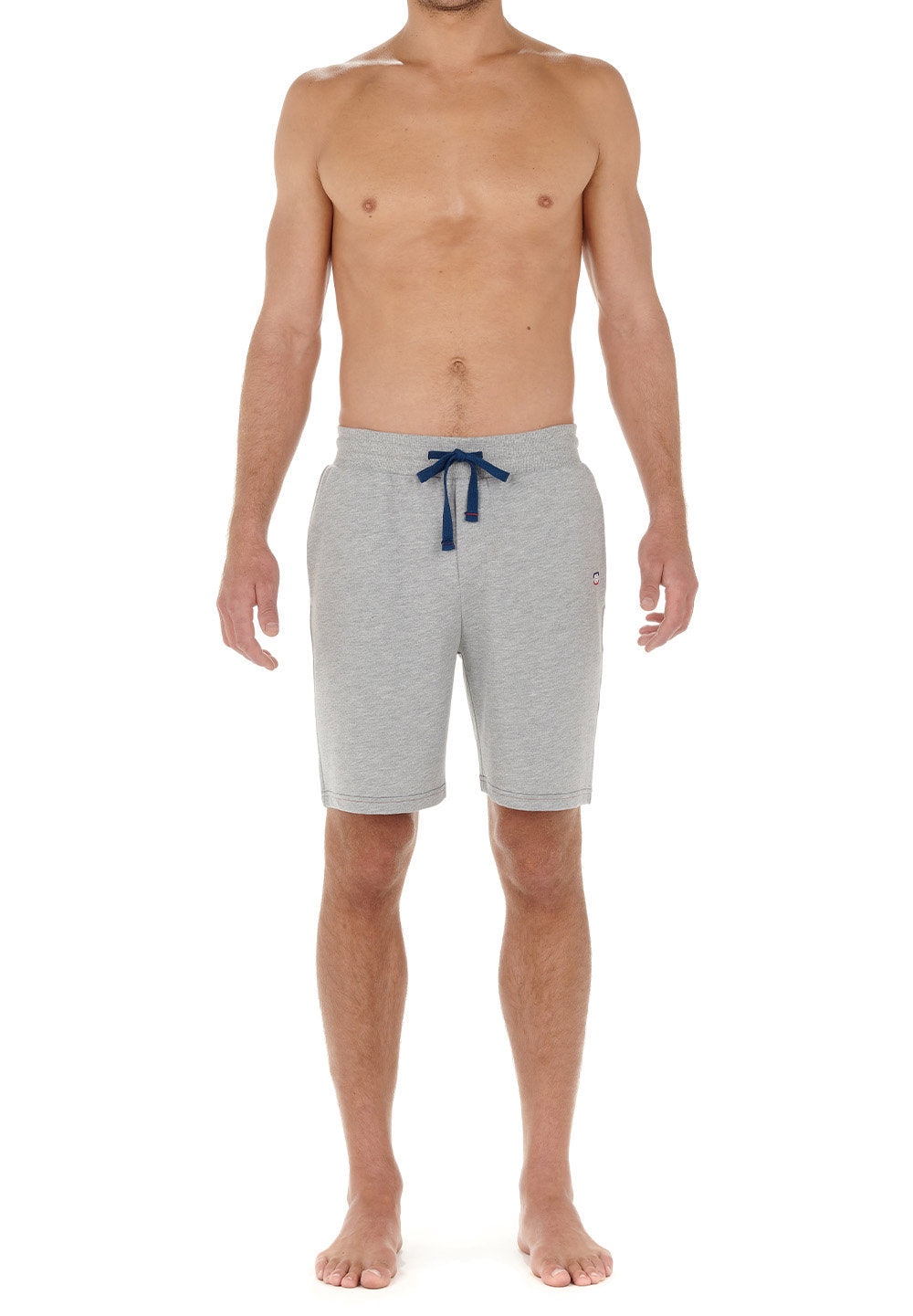hom-sports-lab-short-lounge-homme-gris-chin-d-tente image 2