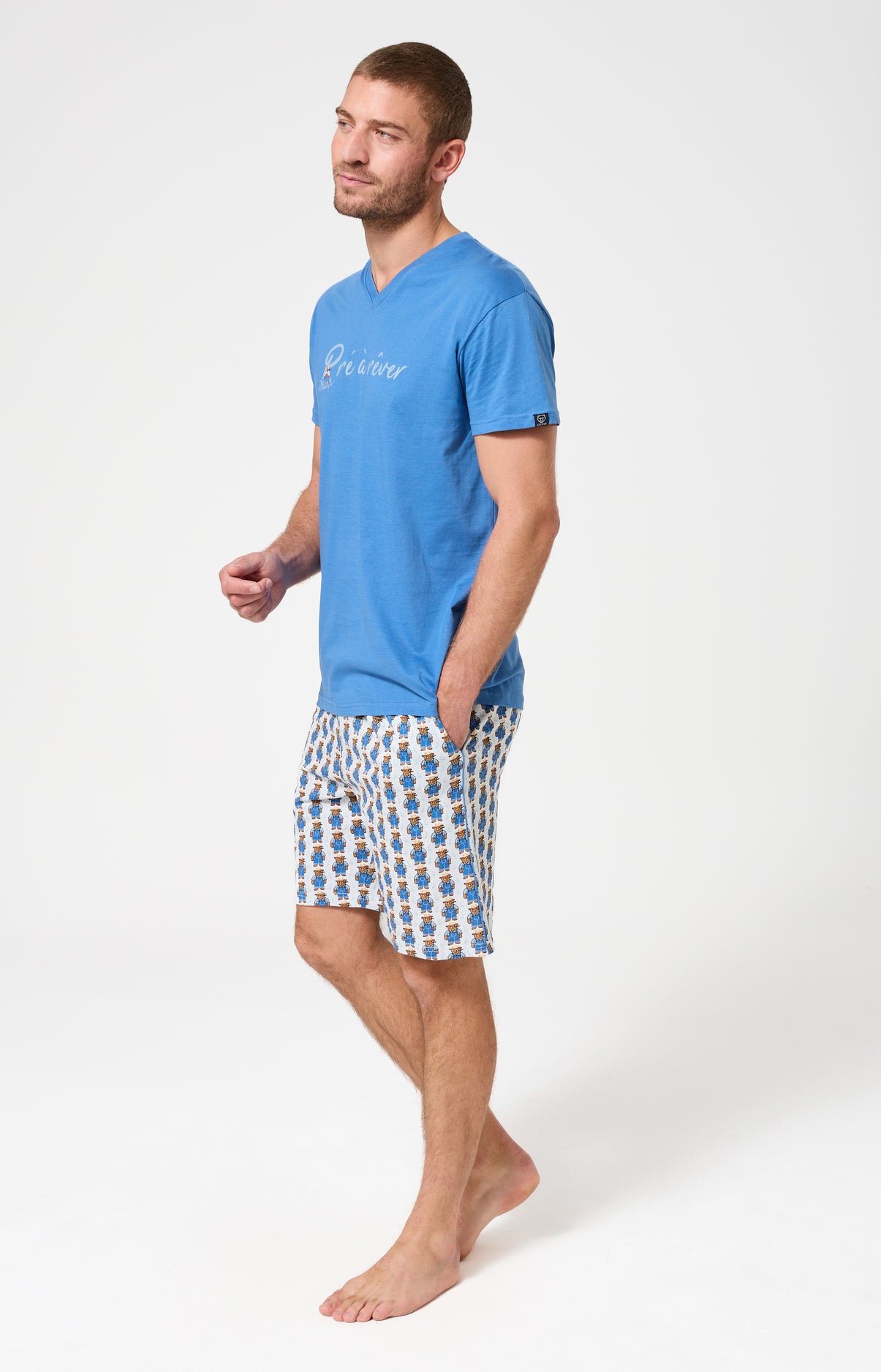 arthur-bob-pyjashort-pr-r-ver-pyjama-bleu-coton-bio image 5