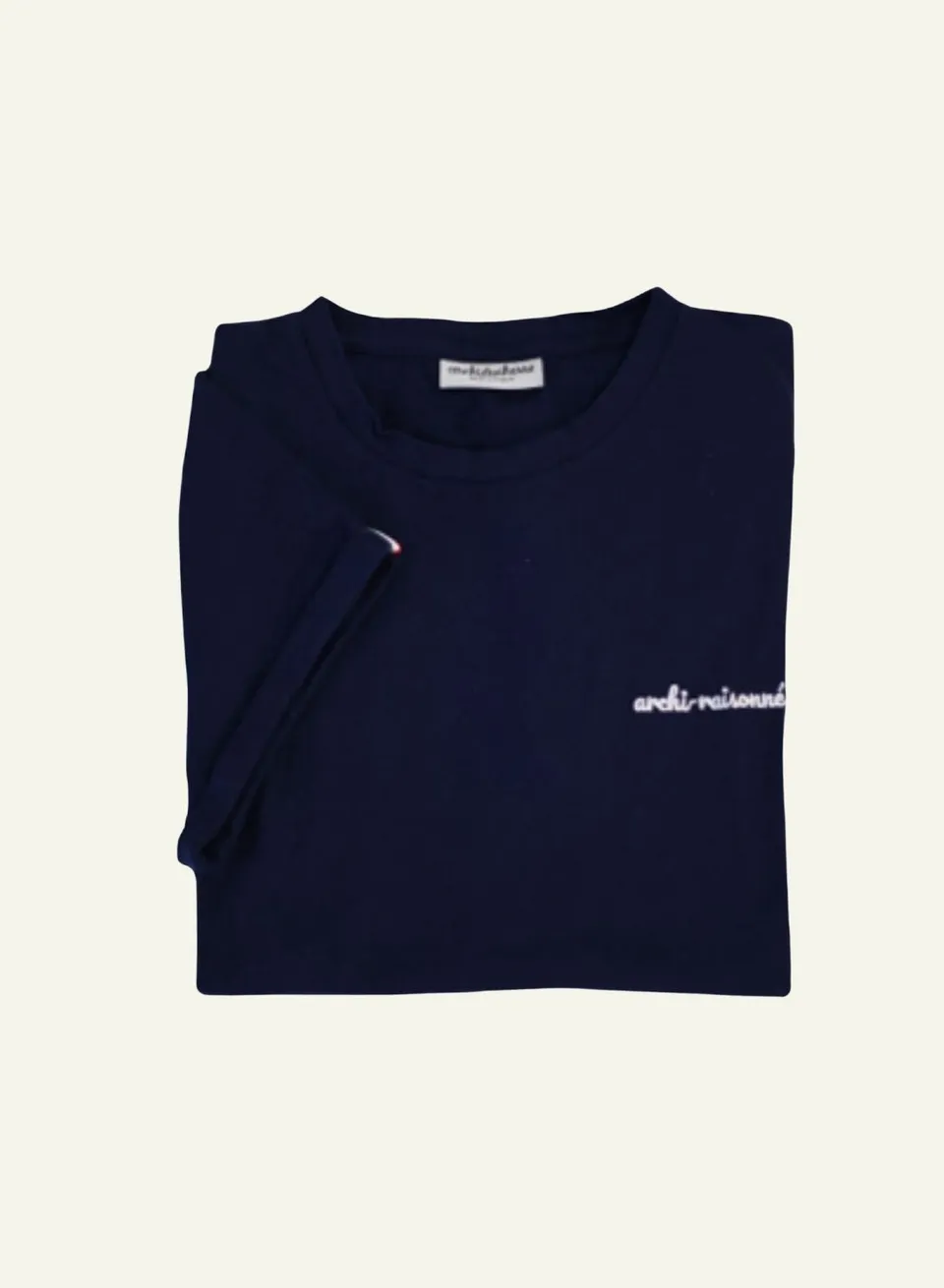 archiduchesse-recycl-e-t-shirt-raisonn-femme-t-shirt-coton-bio-bleu image 1