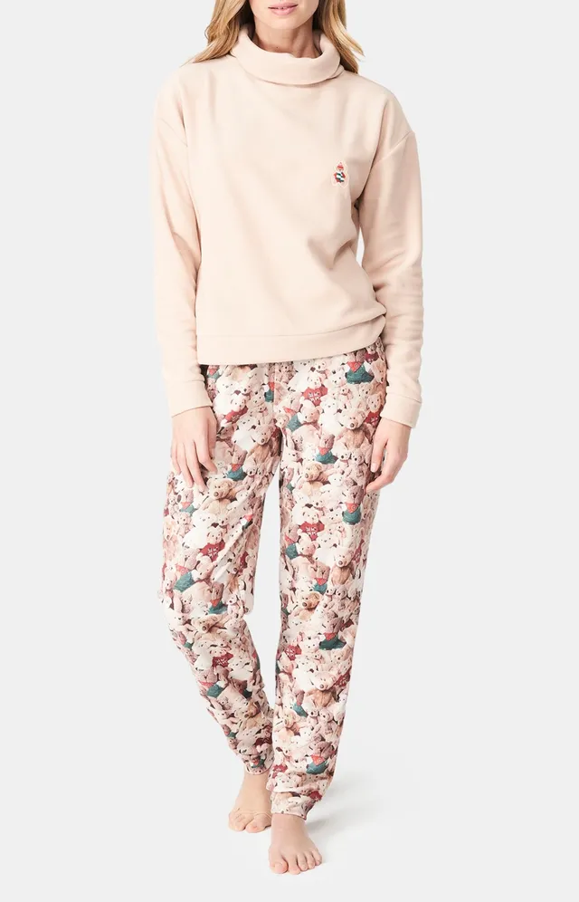 arthur-bob-teddy-bear-pyjama-femme-brun-polaire image 1