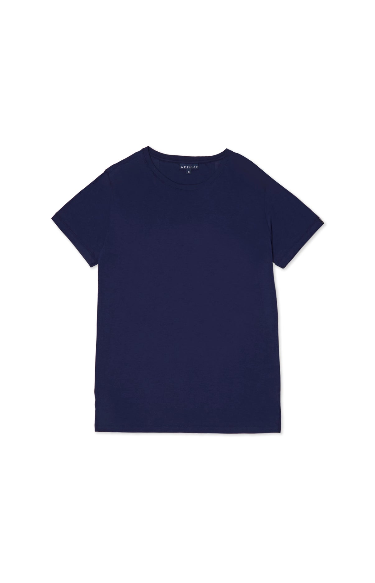 arthur-coton-pima-tee-shirt-homme-marine-manches-courtes image 3