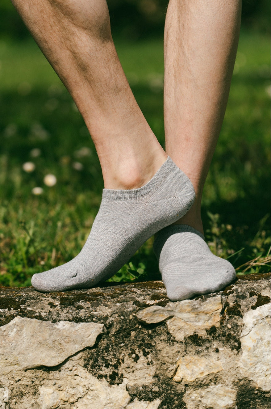 p-trone-chaussettes-lin-coton-socquettes-blanc-39-42-respirant image 3