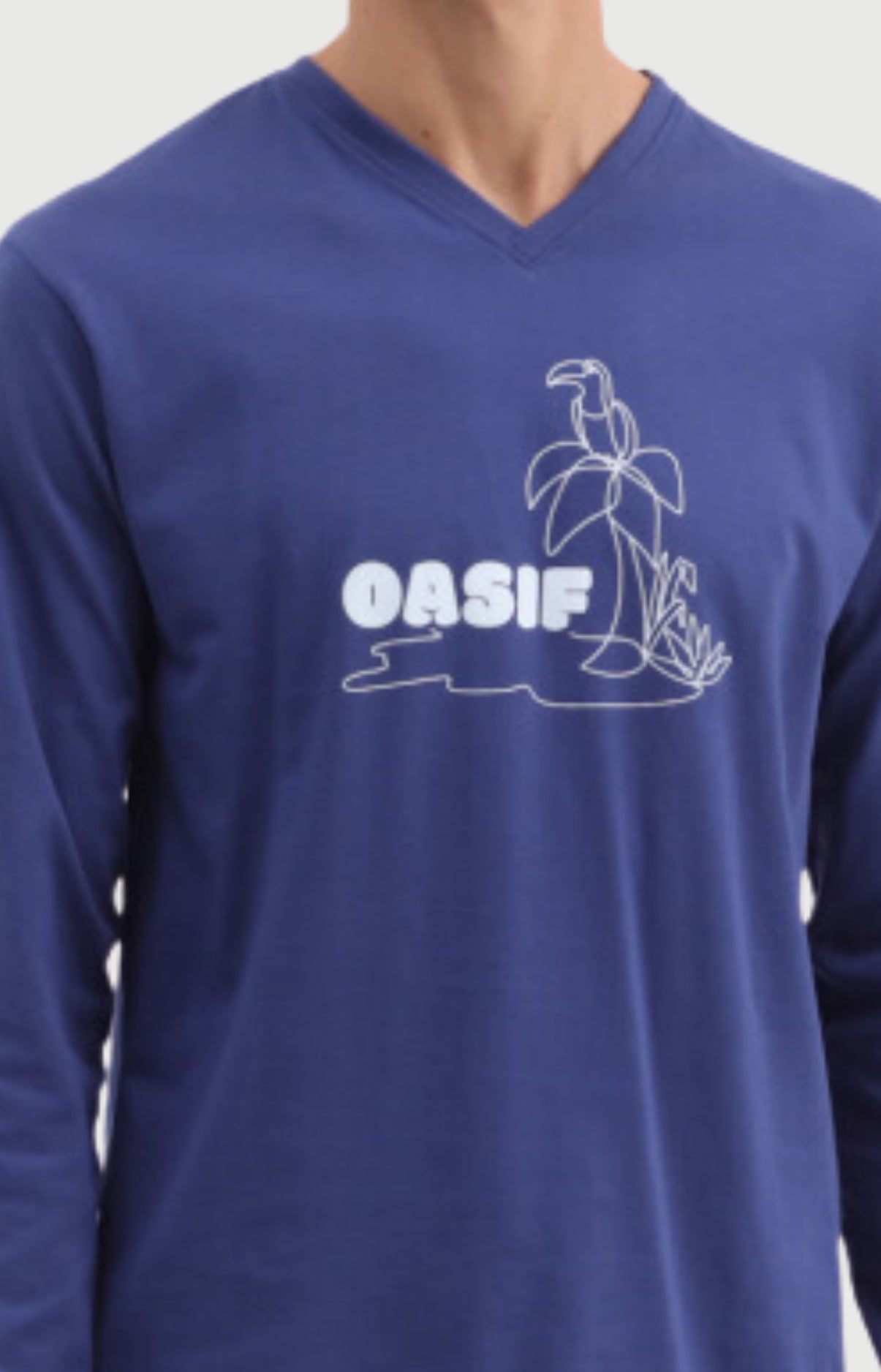 arthur-bob-oasif-pyjama-jersey-azur-xxl-coton-homme image 2