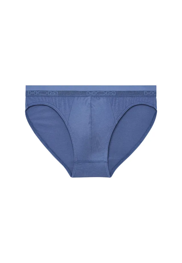 hom-classic-mini-slip-homme-bleu-jeans-coton-modal image 1