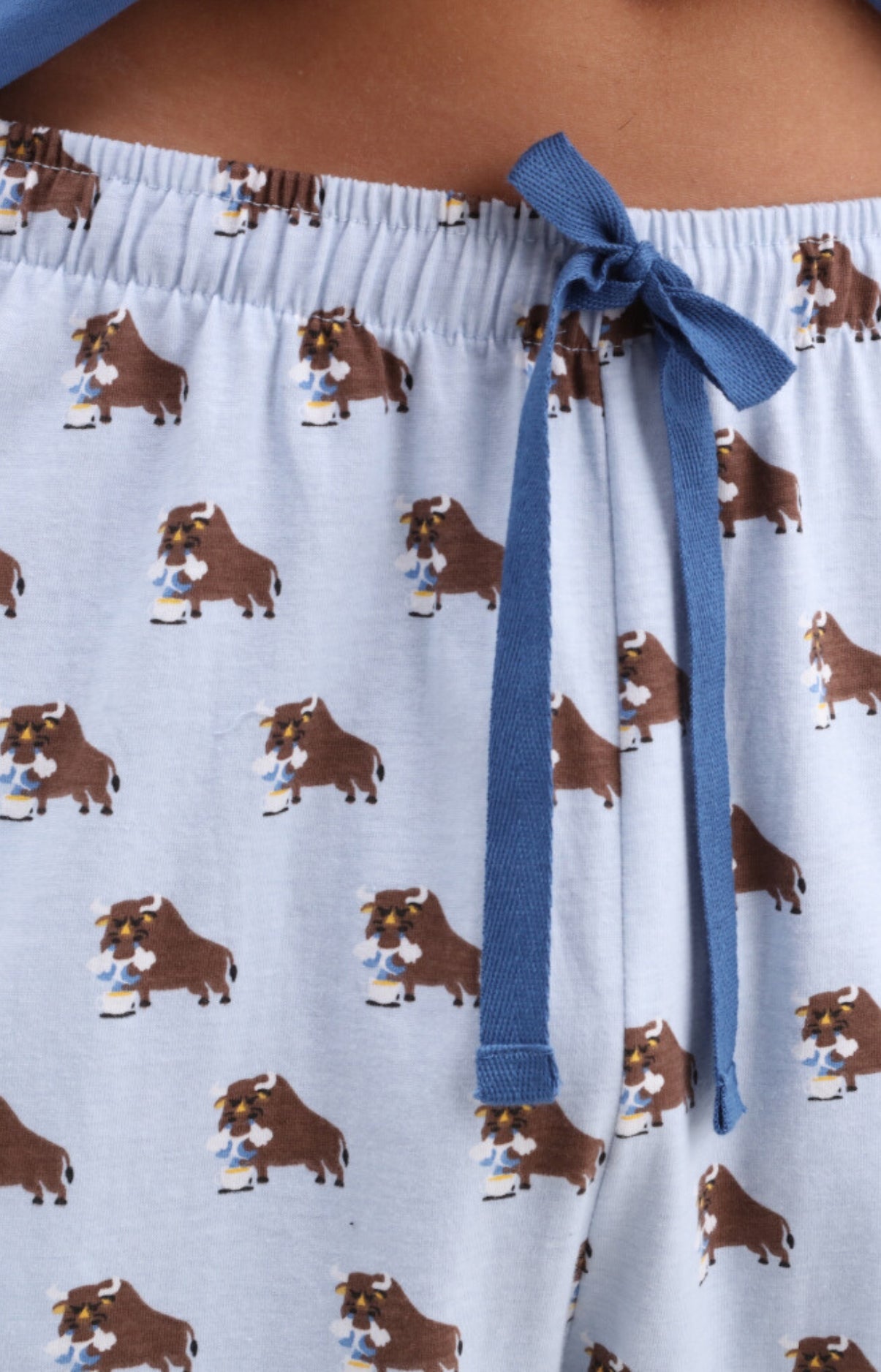 arthur-bob-pyjashort-caf-ol-azur-en-coton-l-ger image 3
