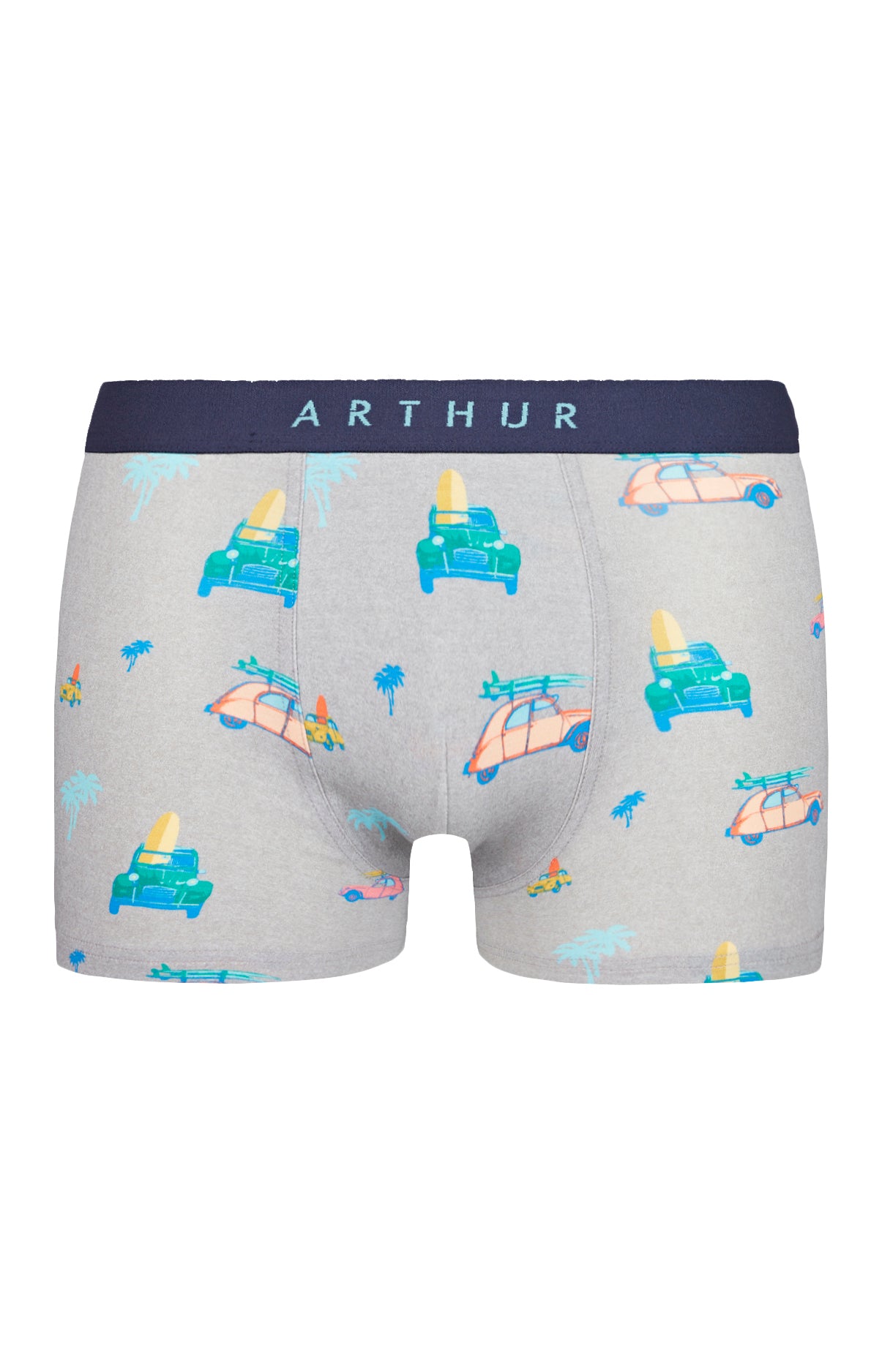arthur-bob-2cv-gris-boxer-gris-coton-bio-homme image 3