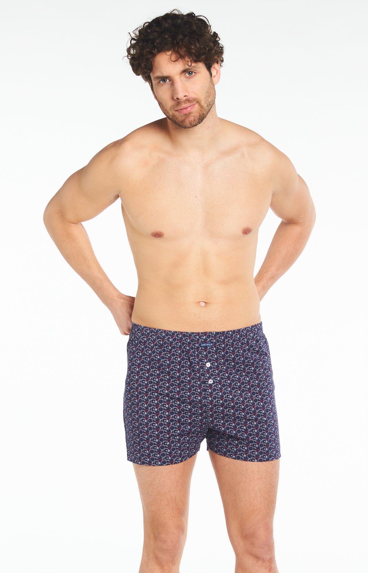 arthur-le-club-v-lo-cale-on-de-nuit-marine-coton-bio image 2