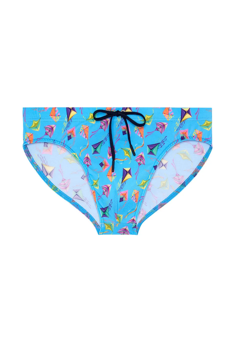 hom-lido-slip-de-bain-blue-print-sport image 1